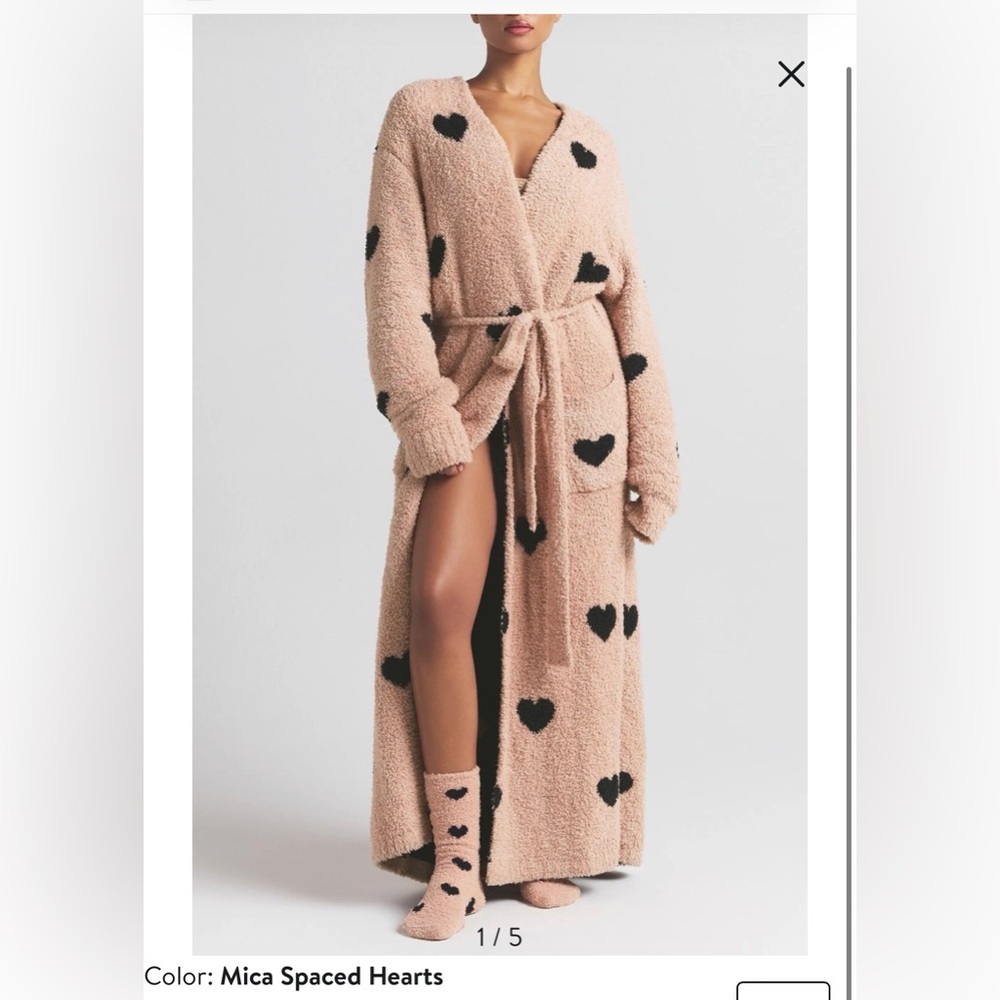 NWT SKIMS Cozy Knit Unisex Robe